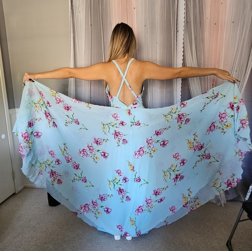 Long Flower Dress
